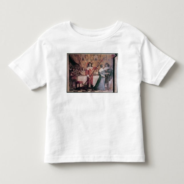 Camiseta Infantil A bola da corte (Frente)