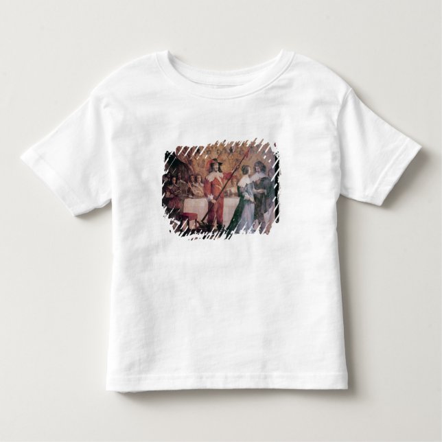 Camiseta Infantil A bola da corte (Frente)