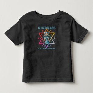 Camiseta Infantil A bondade é o meu superpoder