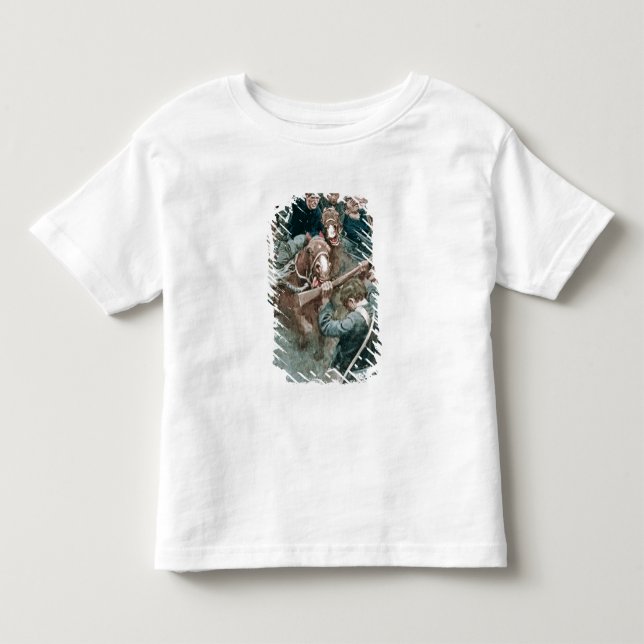 Camiseta Infantil A brigada de Jackson que está como uma parede de (Frente)