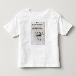 Camiseta Infantil A cabeça do gato