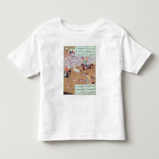 Camiseta Infantil A caça real (Frente)