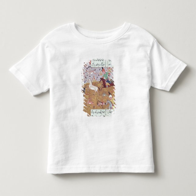 Camiseta Infantil A caça real (Frente)