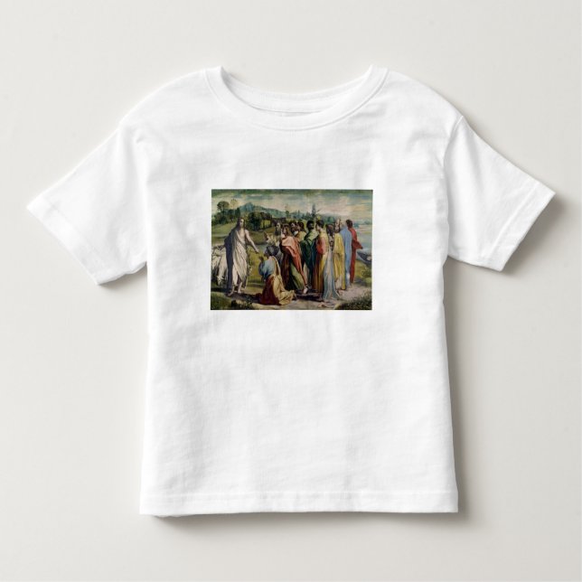 Camiseta Infantil A carga do cristo a St Peter (desenhos animados (Frente)