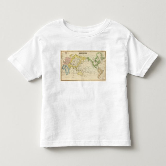 Camiseta Infantil A carta de Mercator 2 (Frente)