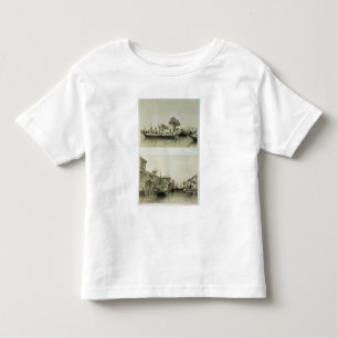 Camiseta Infantil A casa do insensatez francês e de um comerciante
