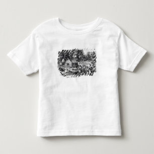 Camiseta Infantil A casa do pioneiro na fronteira ocidental