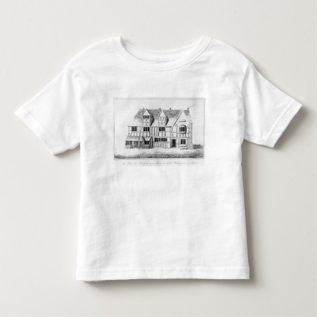 Camiseta Infantil A casa em Stratford-em cima-Avon (Frente)