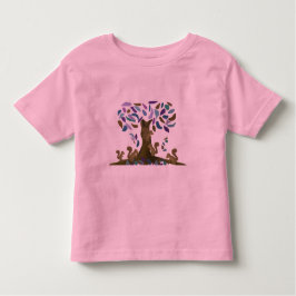 Camiseta Infantil A casa na árvore do esquilo