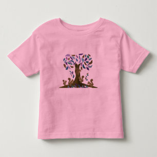 Camiseta Infantil A casa na árvore do esquilo