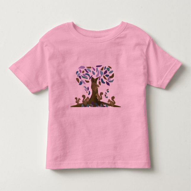 Camiseta Infantil A casa na árvore do esquilo (Frente)