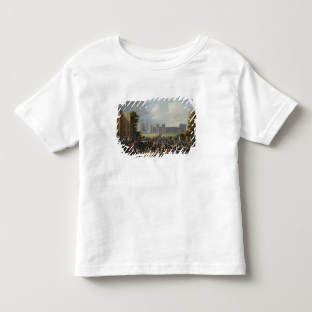 Camiseta Infantil A chegada de Louis-Philippe em Windsor (Frente)