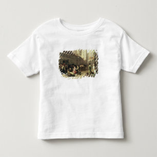 Camiseta Infantil A chegada de um treinador do palco no término,
