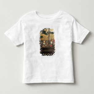Camiseta Infantil A chegada do português em Japão