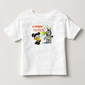 Camiseta Infantil A-CHOO! Silly Don – Desenho Animado de Burro Engra