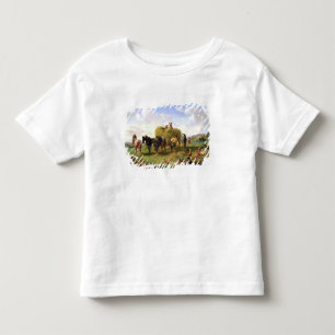 Camiseta Infantil A colheita do feno, 1869