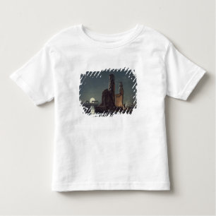 Camiseta Infantil A Colose de Memnon, Tebas, um dos 24 ilustrados
