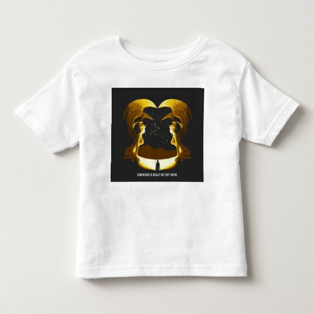 Camiseta Infantil A confiança é a chave (Frente)