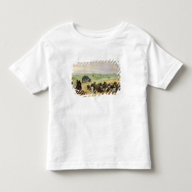 Camiseta Infantil A confrontação, 1600 (Frente)
