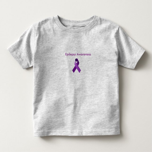 Camiseta Infantil A consciência da epilepsia caçoa t (Frente)