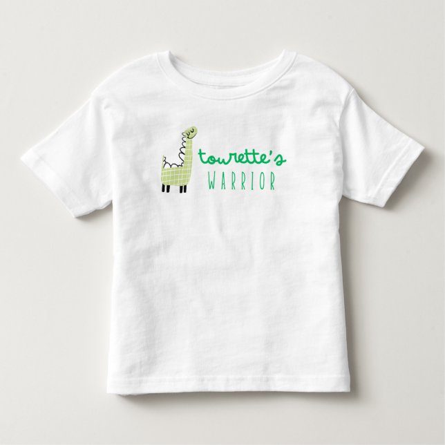 Camiseta Infantil a consciência guerreira do turette Toddler T-Shirt (Frente)