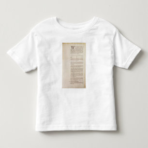 Camiseta Infantil A constituição de Estados Unidos, 1787