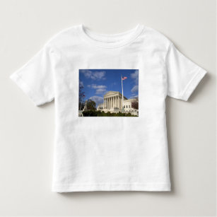 Camiseta Infantil A construção da corte suprema dos Estados Unidos