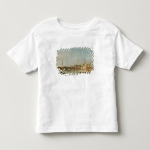 Camiseta Infantil A construção da ponte de Westminster com um