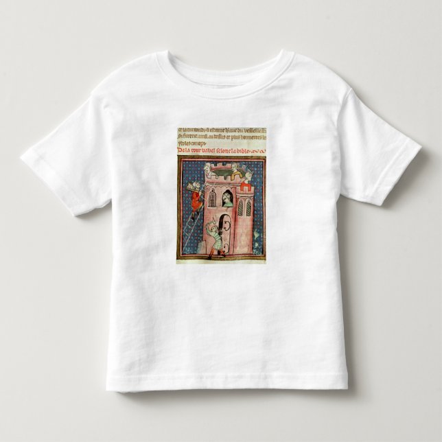 Camiseta Infantil A construção da torre de Babel (Frente)