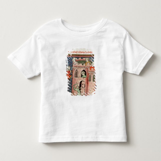 Camiseta Infantil A construção da torre de Babel (Frente)