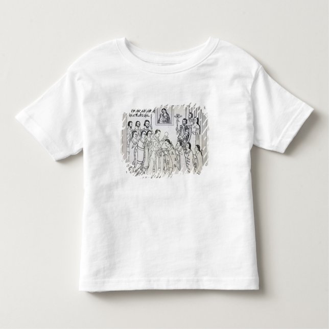 Camiseta Infantil A conversão dos astecas a romano (Frente)