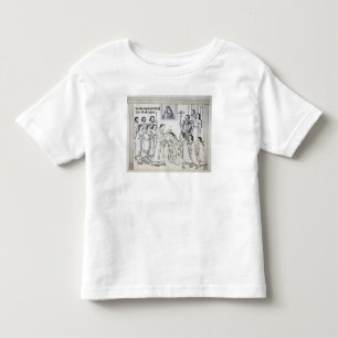 Camiseta Infantil A conversão dos astecas a romano