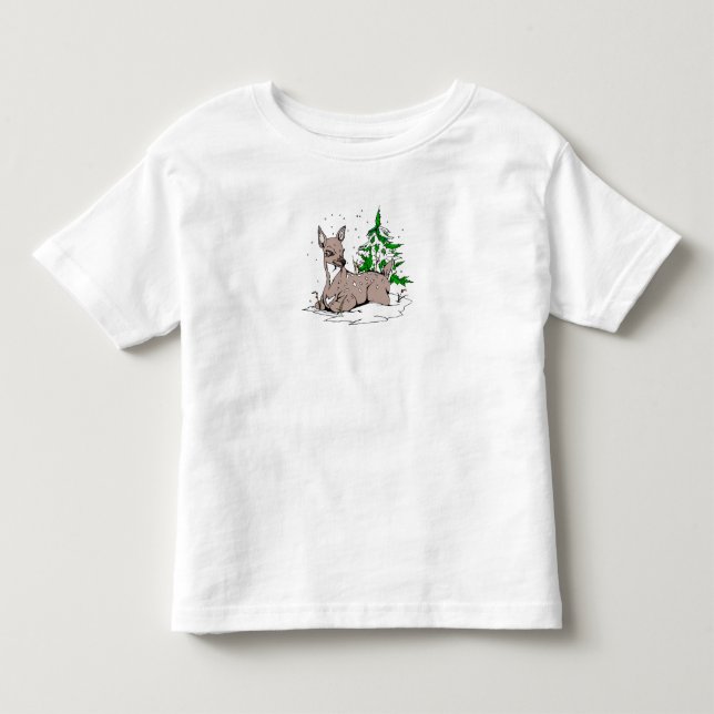 Camiseta Infantil A Corça - (Frente)