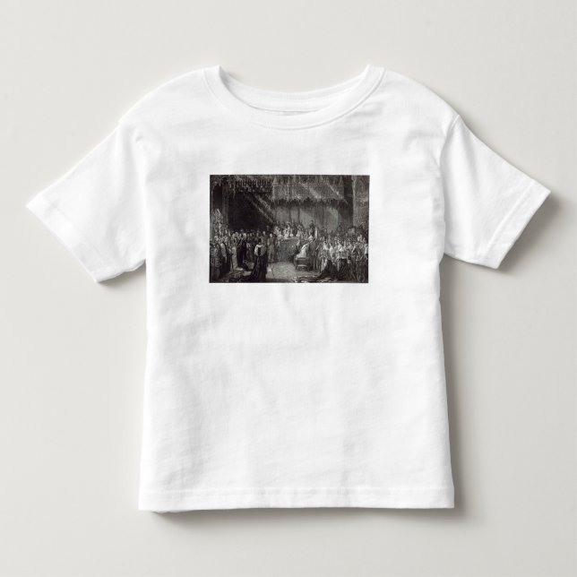 Camiseta Infantil A coroação da rainha (Frente)