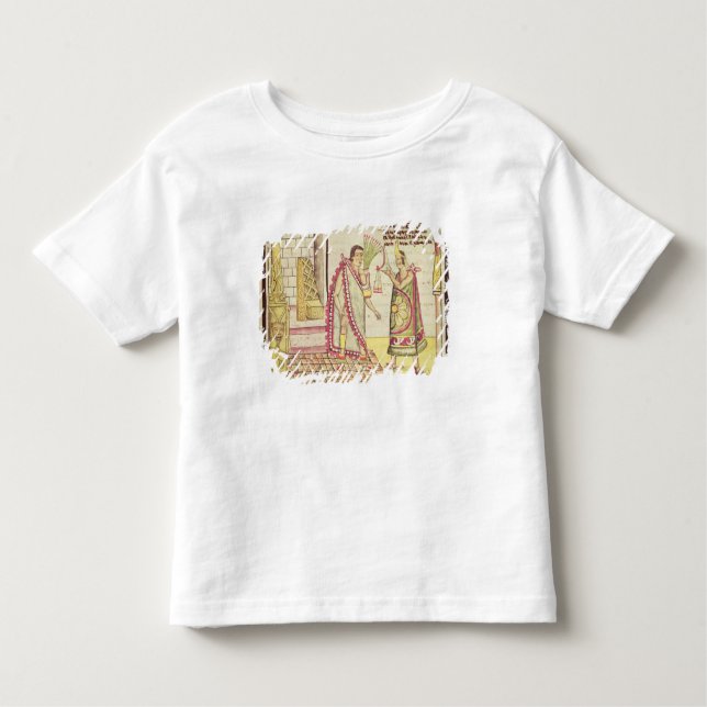 Camiseta Infantil A coroação de Montezuma II (Frente)