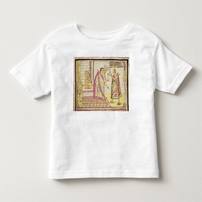 Camiseta Infantil A coroação de Montezuma II (Frente)