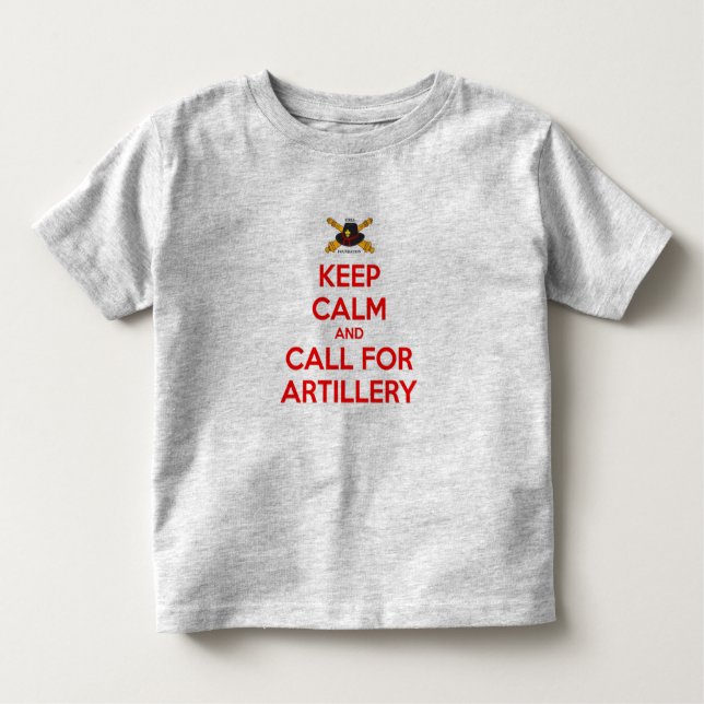 Camiseta Infantil A criança mantem o T calmo (Frente)