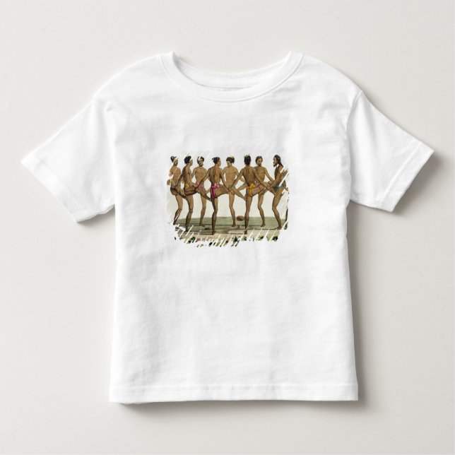 Camiseta Infantil A dança dos insulares de Caroline, chapeia 22 'do (Frente)