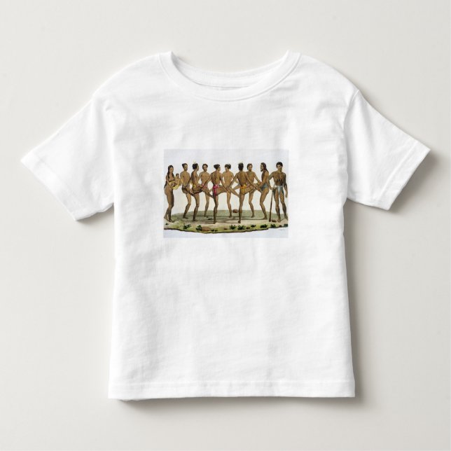 Camiseta Infantil A dança dos insulares de Caroline, chapeia 22 'do (Frente)