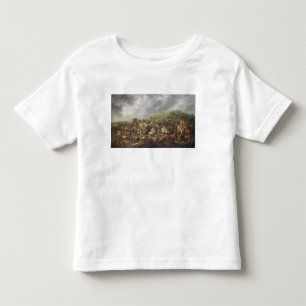 Camiseta Infantil A derrota de Porus por Alexander o excelente