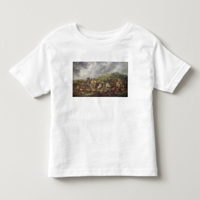 Camiseta Infantil A derrota de Porus por Alexander o excelente (Frente)
