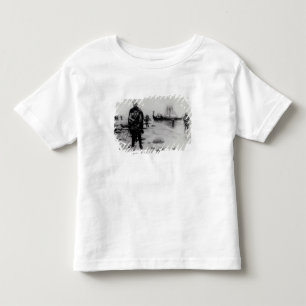 Camiseta Infantil A descoberta de América por Leif Eriksson