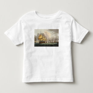 Camiseta Infantil A destruição da frota dinamarquesa antes de