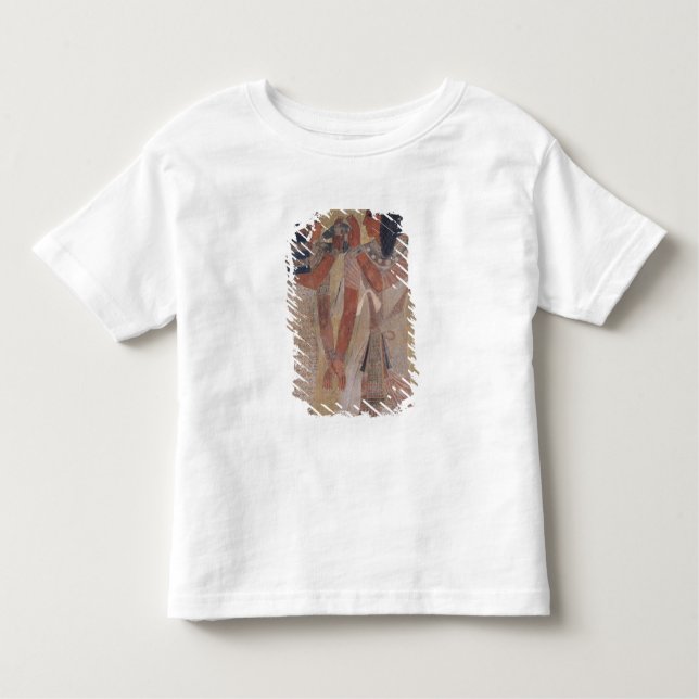 Camiseta Infantil A deusa Hathor que coloca o colar mágico (Frente)