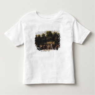 Camiseta Infantil A distribuição da comida e do vinho