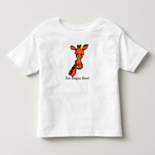 Camiseta Infantil A diversão começa aqui