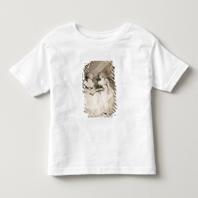 Camiseta Infantil A Duquesa de Devonshire e sua Irmã, a Coun (Frente)