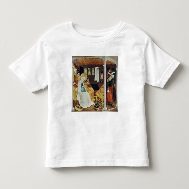 Camiseta Infantil A dúvida de St Joseph, c.1410-20 (Frente)