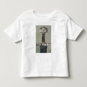 Camiseta Infantil A empunhadura de uma espada de Viking encontrou em