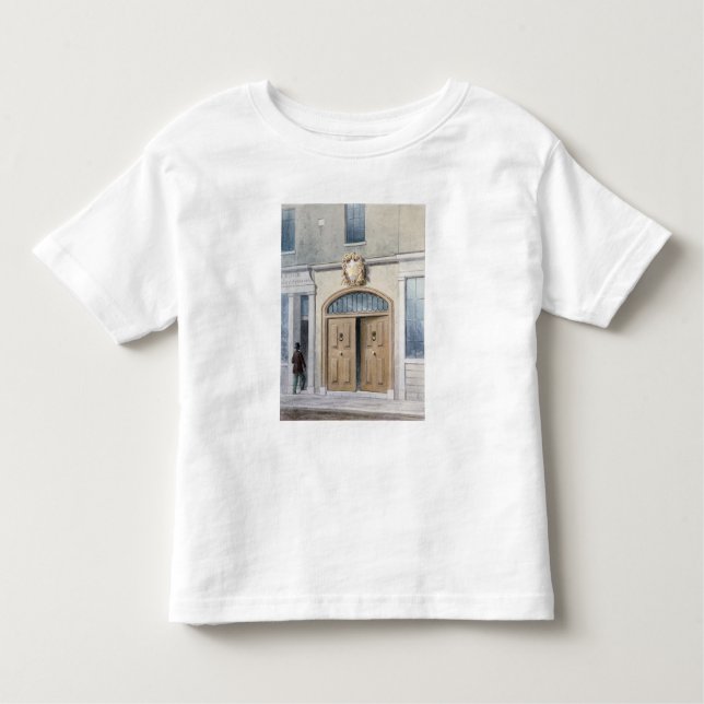 Camiseta Infantil A entrada aos Coachmakers Salão, 1854 (Frente)